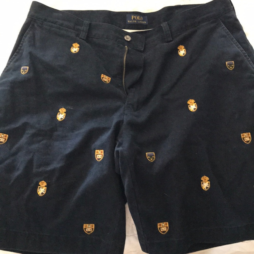 Polo emblem shorts